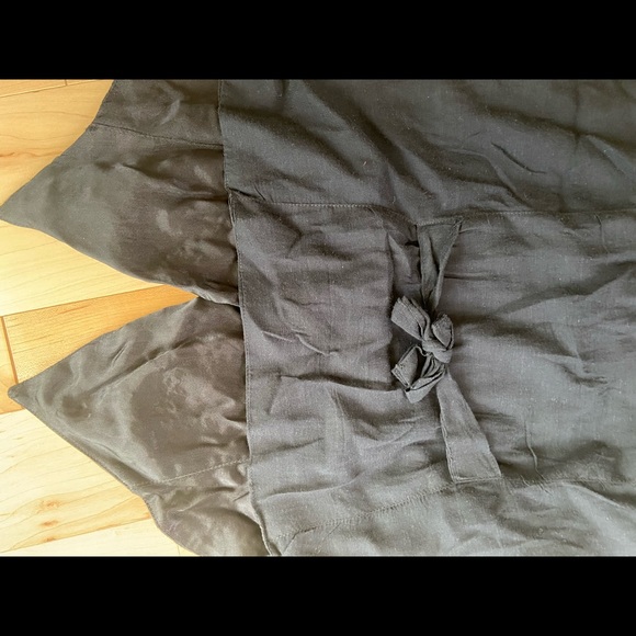 Vintage black embroidered button down vest. - Picture 8 of 12